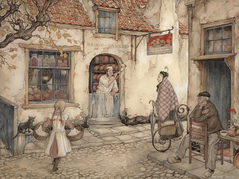 антон пик anton pieck (1895-1986 фото
