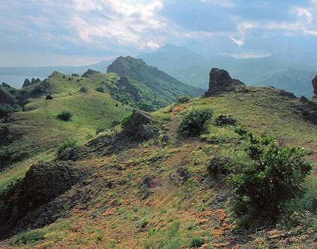 кара даг вулканический массив фото