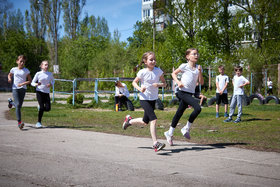 Фото 43. Соревнования по бегу в 3-х классах. Внеурочная деятельность