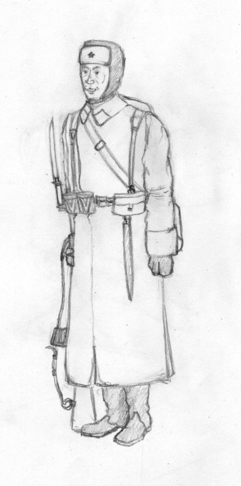 Рисунки солдатов легко