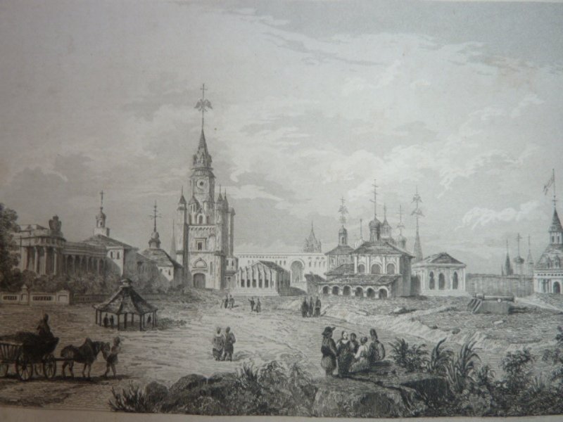 гравюра москва 19 век фото