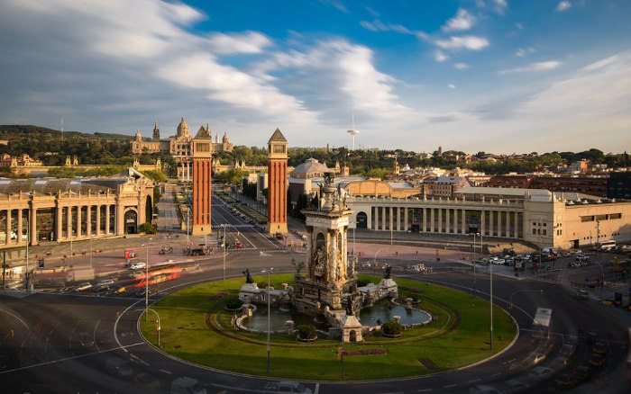 площадь испании в барселоне фото