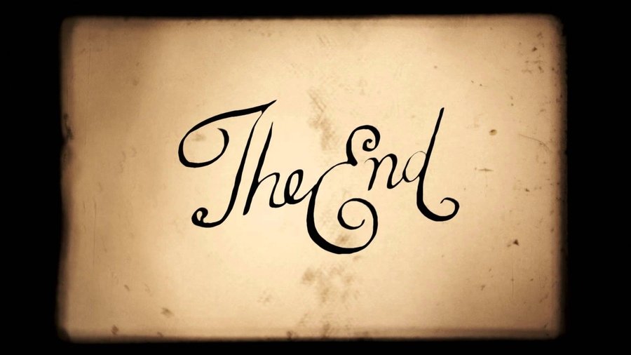 красивая надпись the end фото