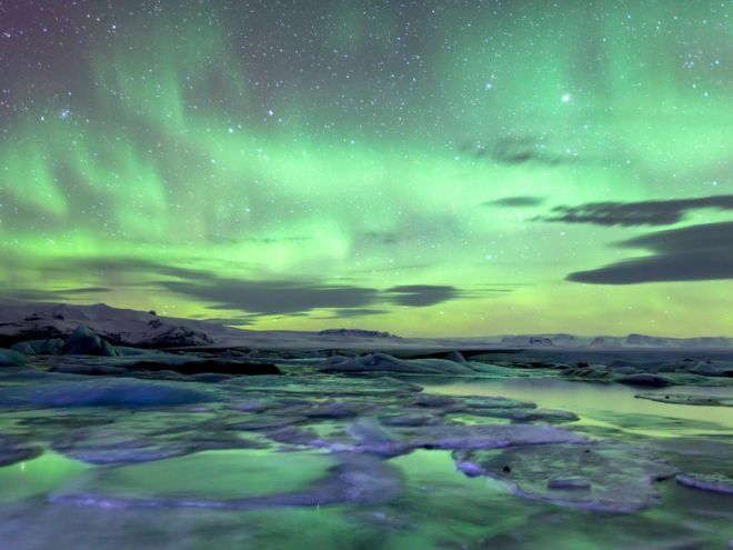 озеро байкал северное сияние фото