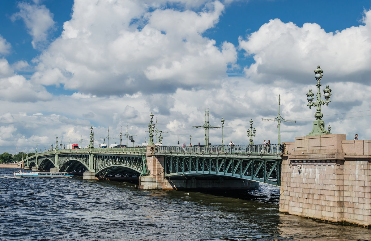 троицкий мост в санкт петербурге фото