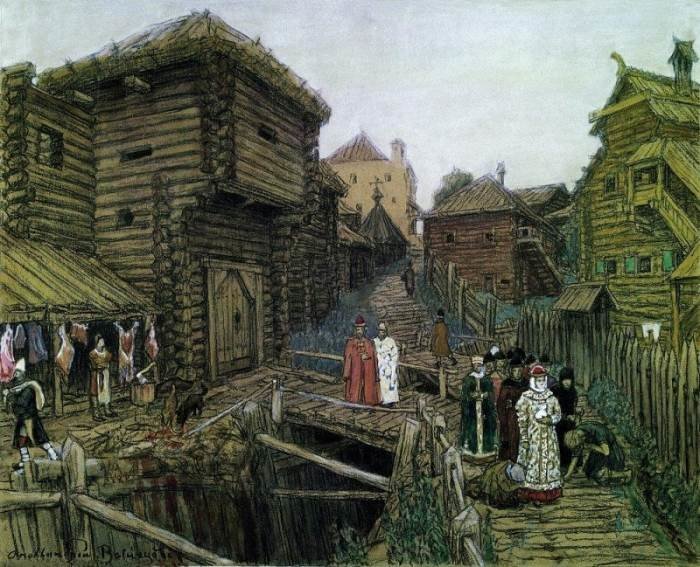 двор удельного князя васнецов фото