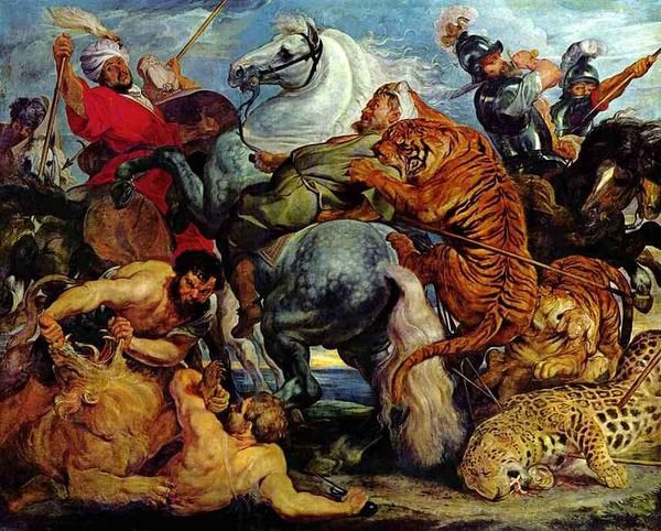 питер пауль рубенс «охота на львов» 1618 фото