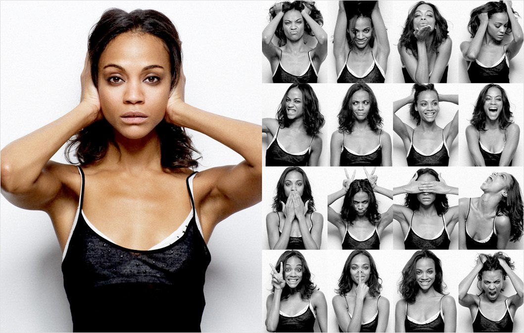 Любительница позировать перед камерой