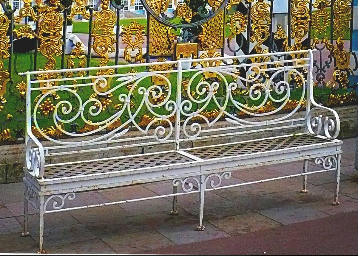 кованые скамейки фото