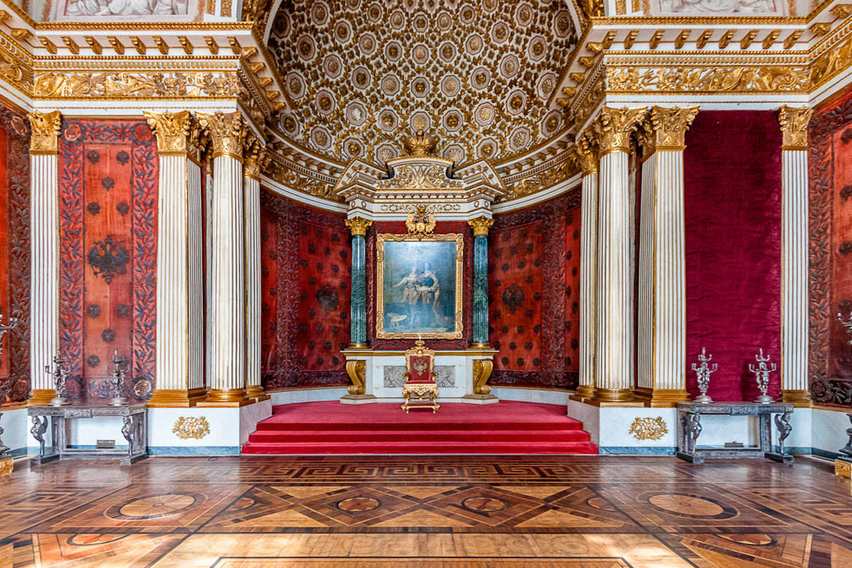 тронный зал эрмитаж фото