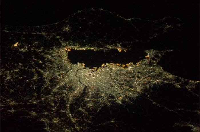 токио из космоса фото