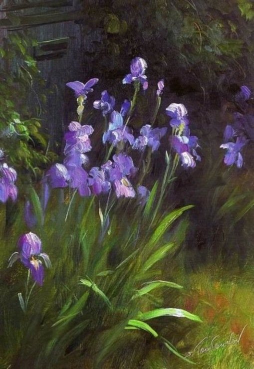 художник тутунов ирисы фото