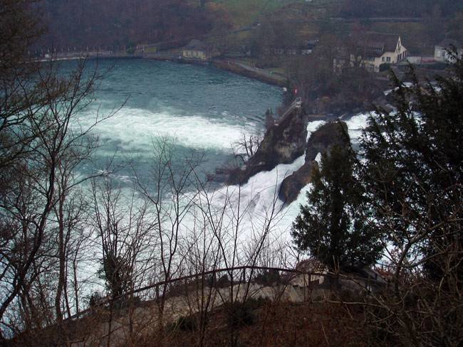 рейнский водопад швейцария фото