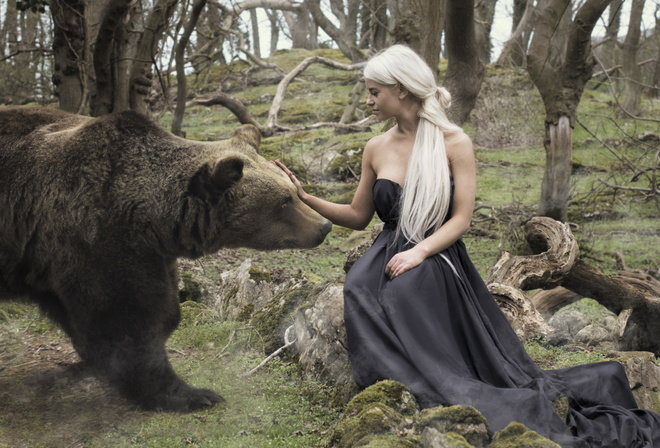 фотосессия с медведем фото