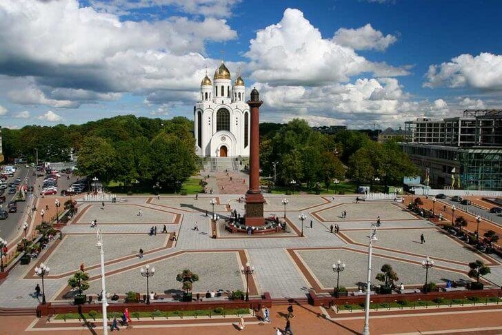 площадь победы калининград фото