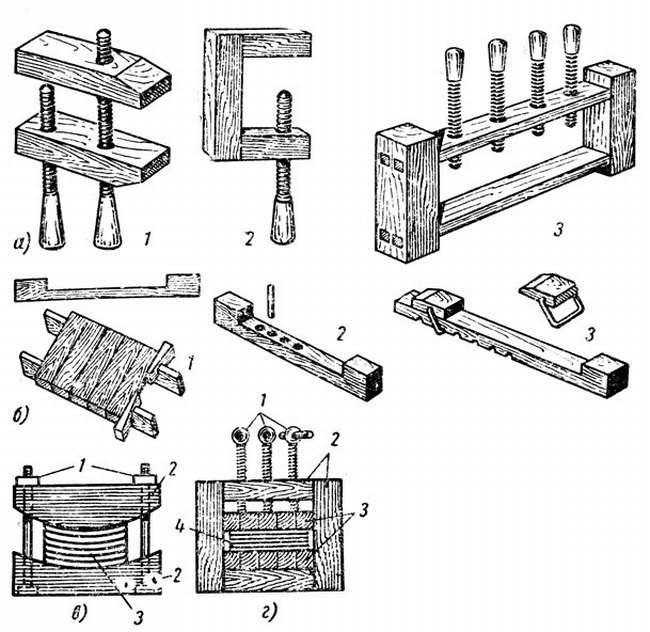 чертежи струбцин для дерева