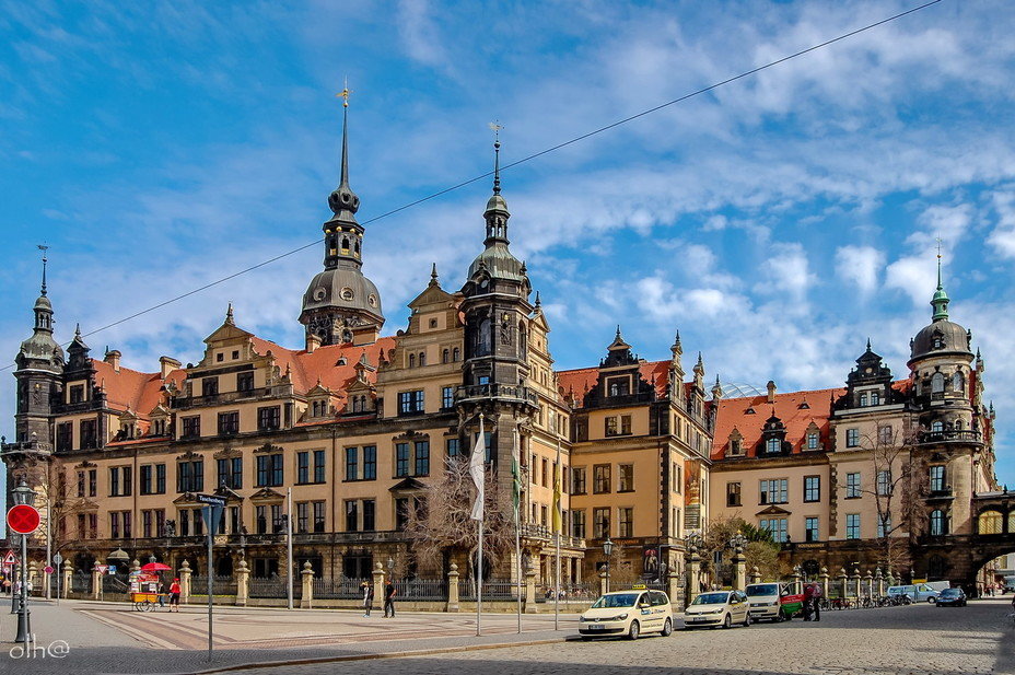 дрезденский замок-резиденция дрезден фото