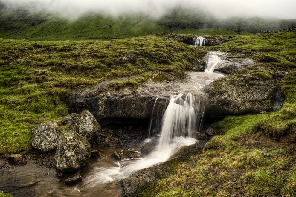 фарерские острова водопад фото