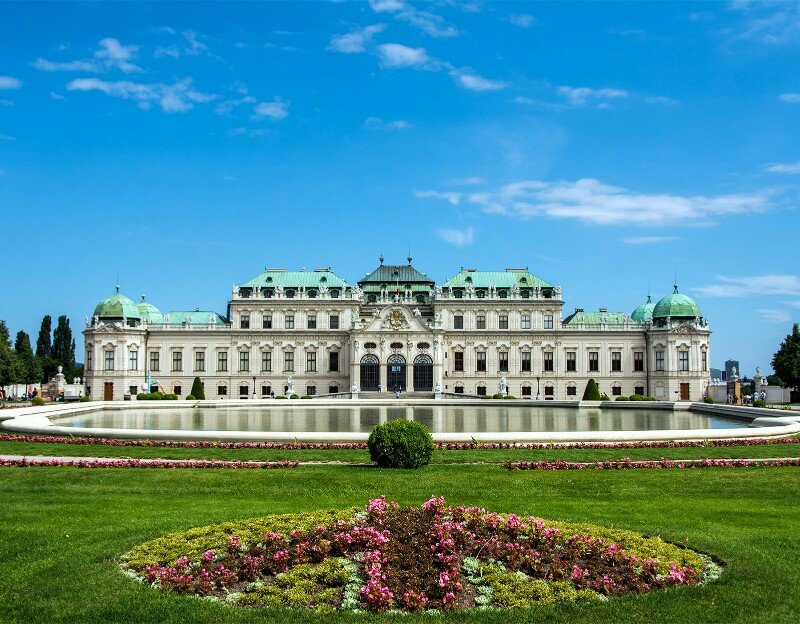 дворец бельведер австрия фото