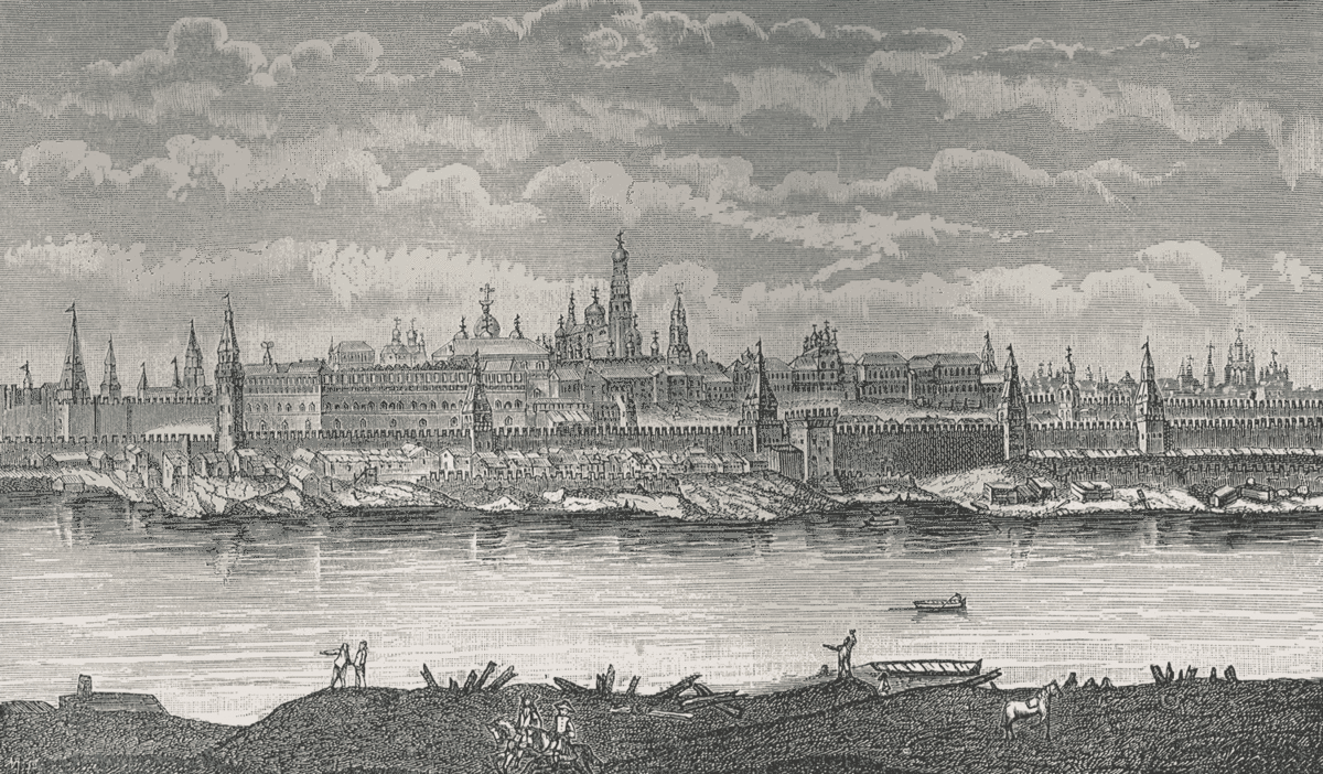 московский кремль гравюра фото