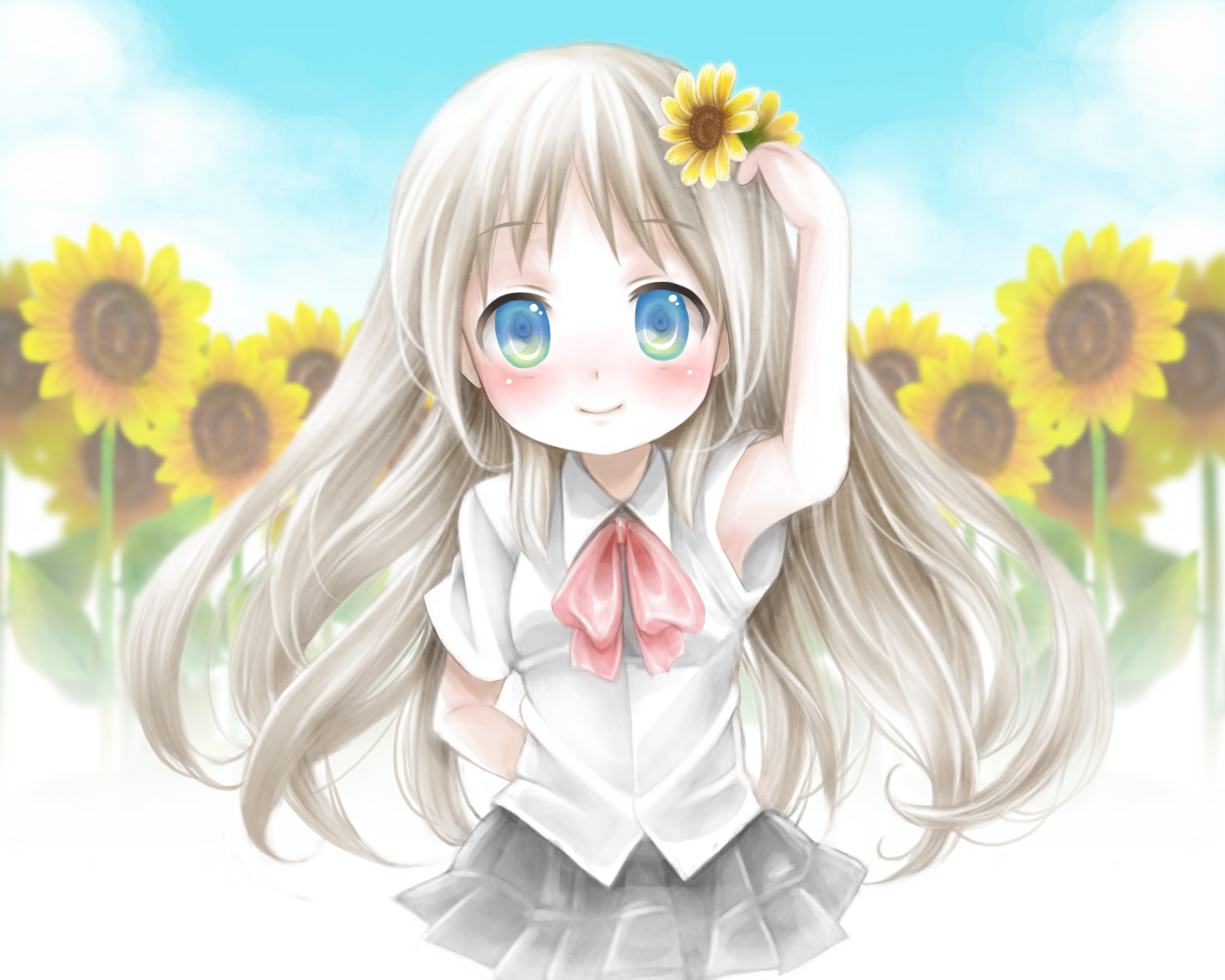 Anime Child Girl With Brown Hair Www Galleryhip Com The Hi