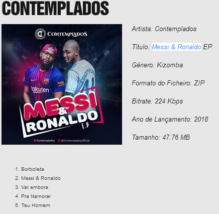 Contemplados - Messi & Ronaldo EP [2018]. S1200