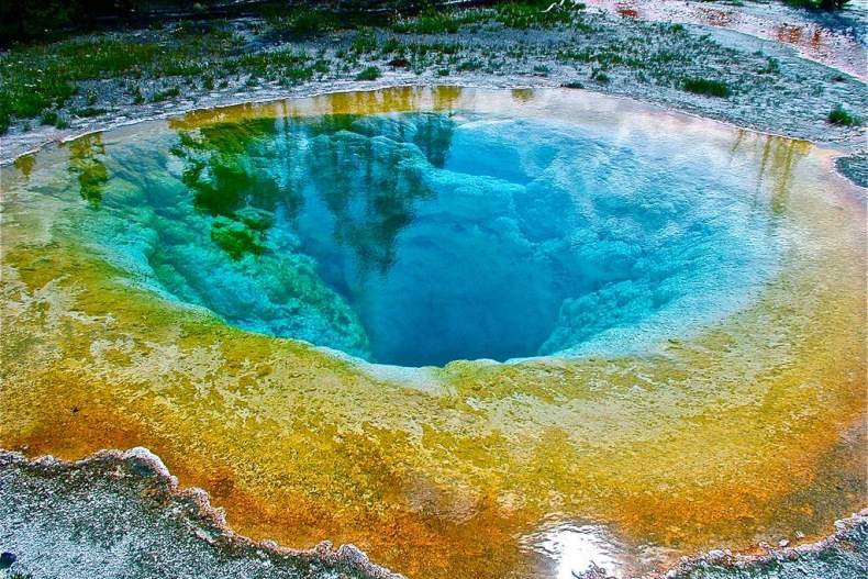большой призматический источник йеллоустонский национальный парк фото