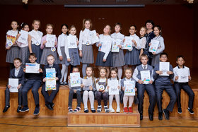 Фото 119. Линейка в 3-х и 4-х классах. Ноябрь, 2018