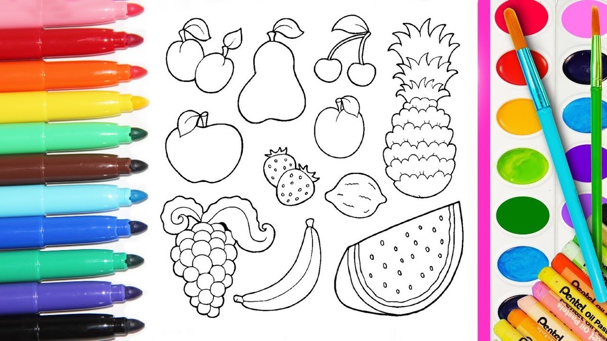 Картинки красок распечатать