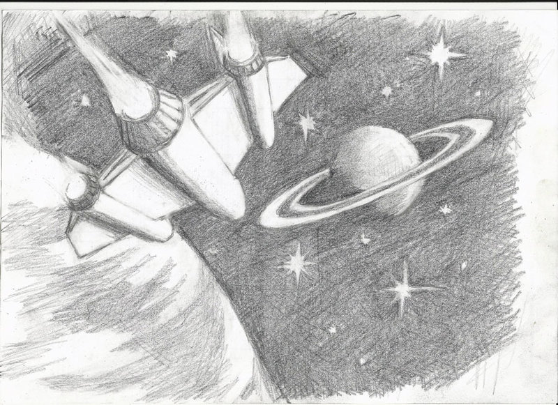 рисунок на тему космос фото