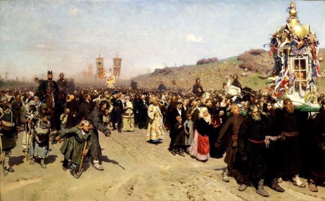 репин крестный ход фото