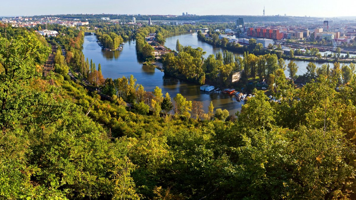 река прага панорама фото