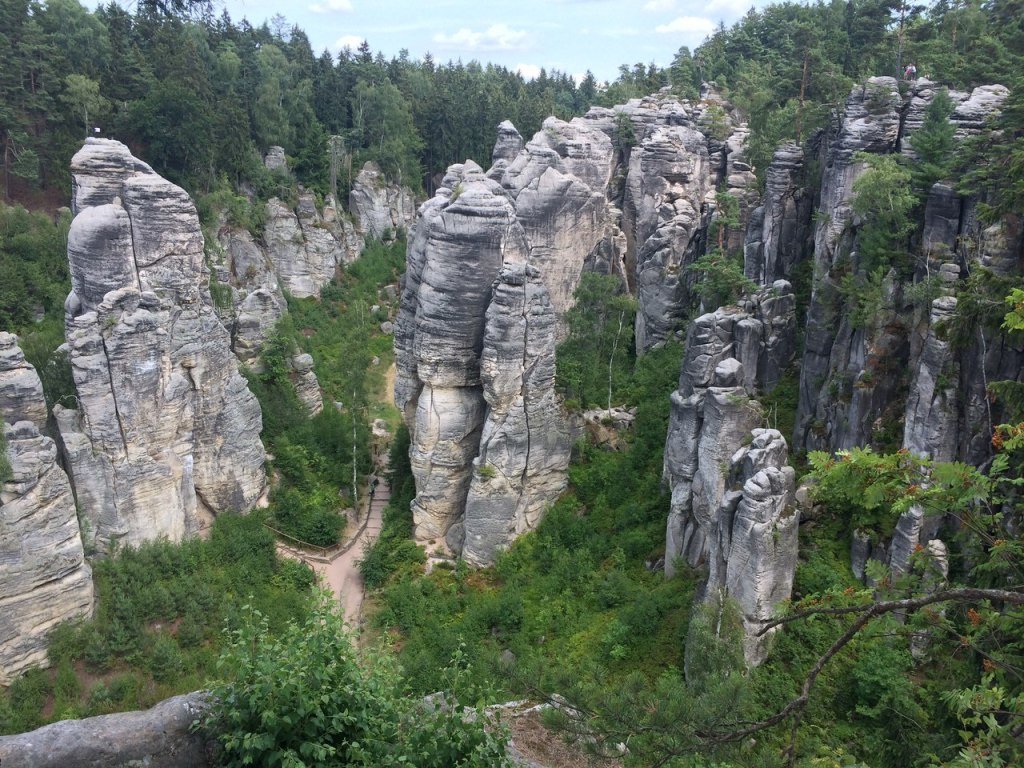 праховские скалы чехия фото