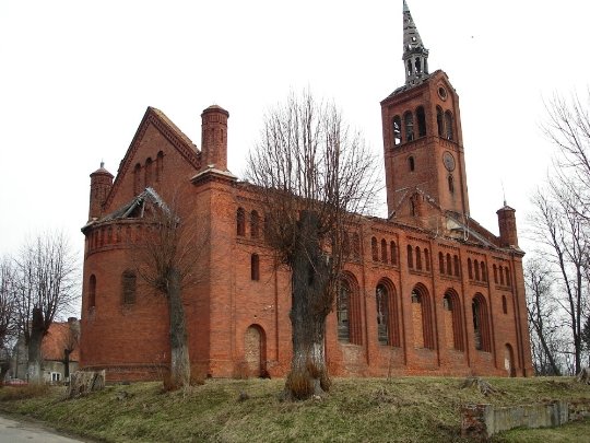 кирха в озерске калининградской области фото