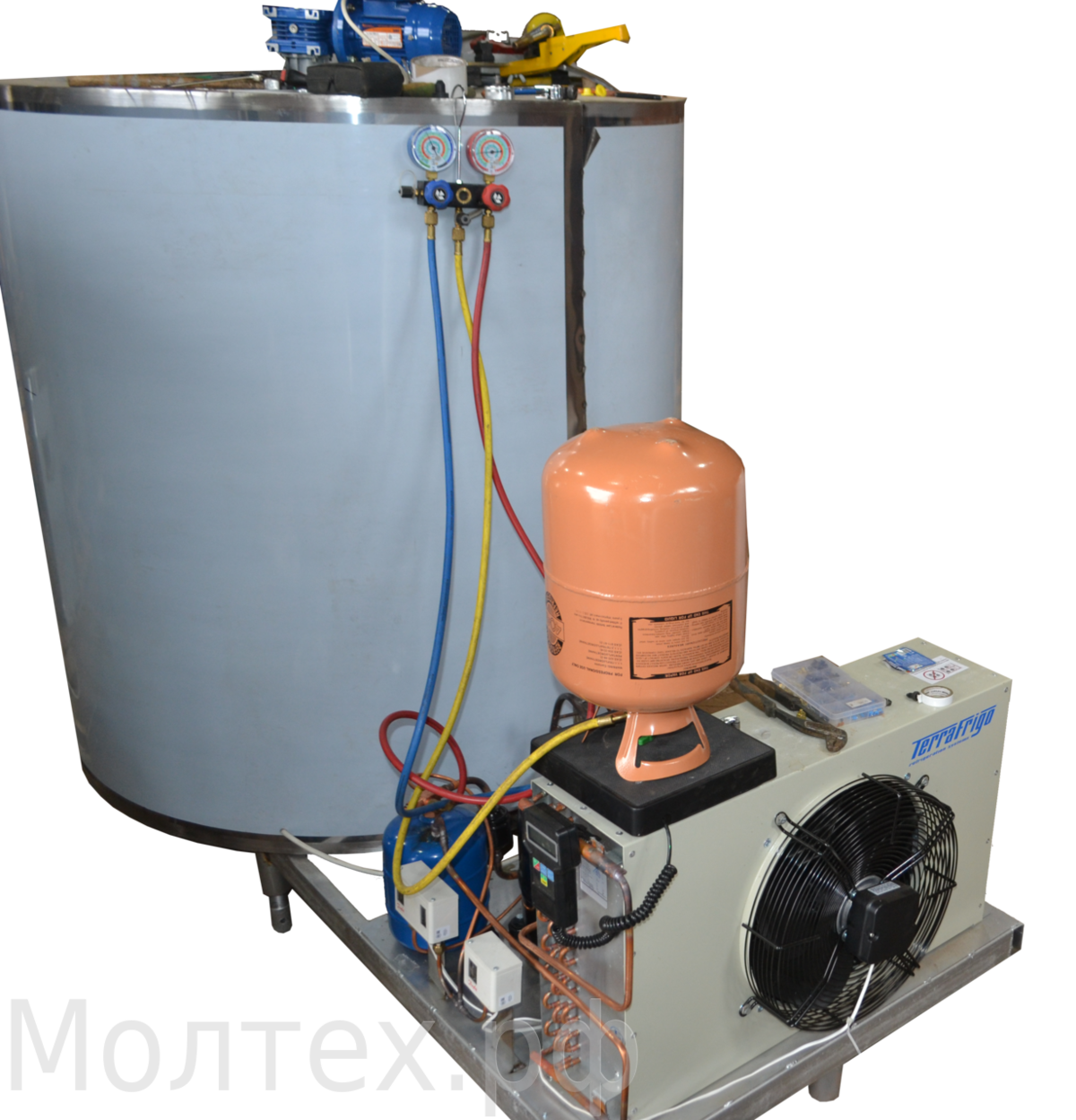 охладитель молока открытого типа омвт - 2000 фото