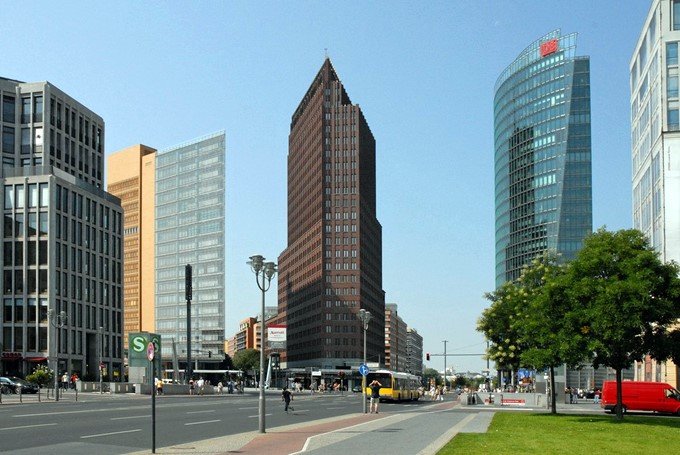 потсдамская площадь в берлине фото