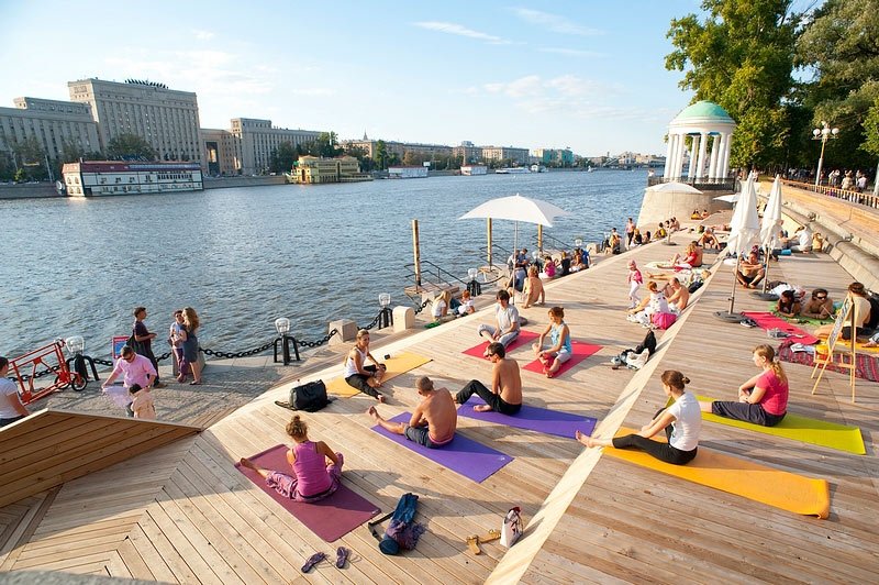 пляж москва парк горького фото