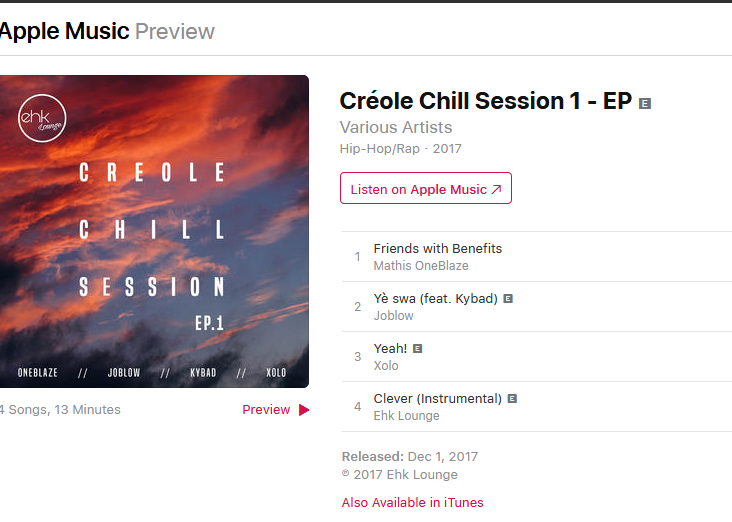 Various Artists - Créole Chill Session 1  S1200