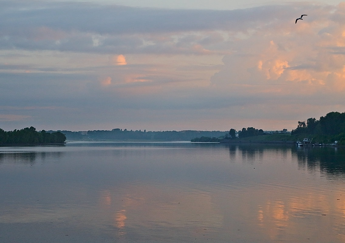рассвет на реке картинки фото