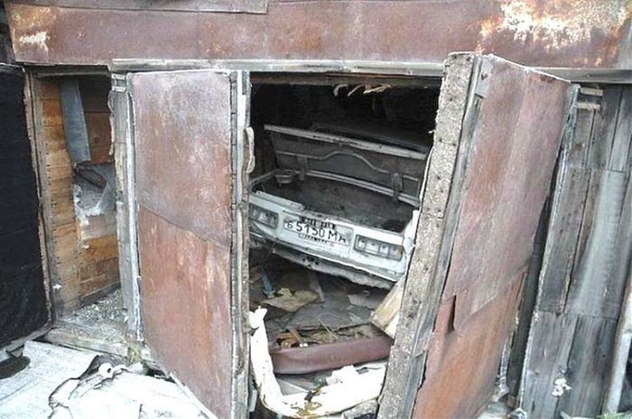 заброшенные гаражи фото