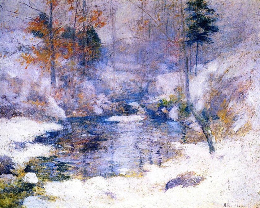 Winter Harmony by John Henry Twachtman - my daily art displa