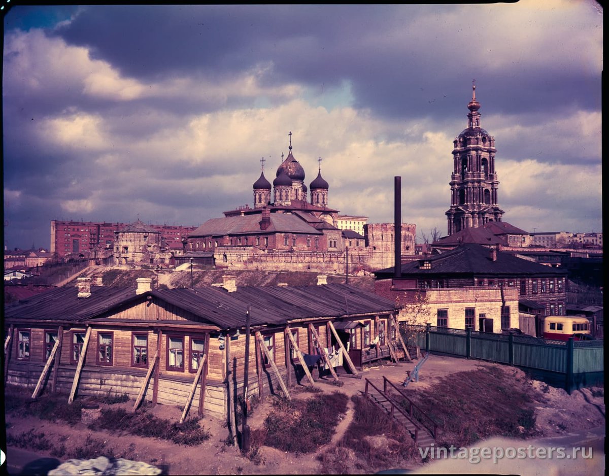 новоспасский монастырь старое фото