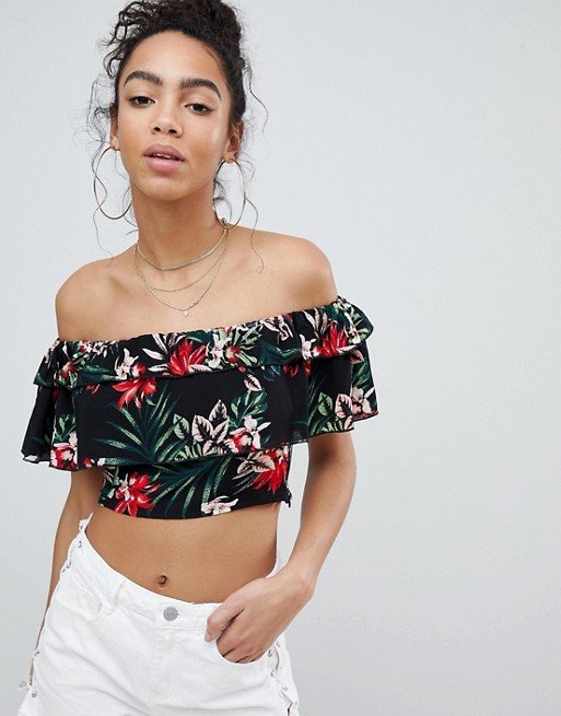 missguided топ черный фото
