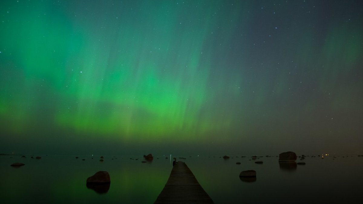 северное сияние фото