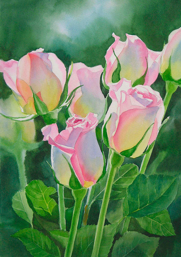 картина розы фото