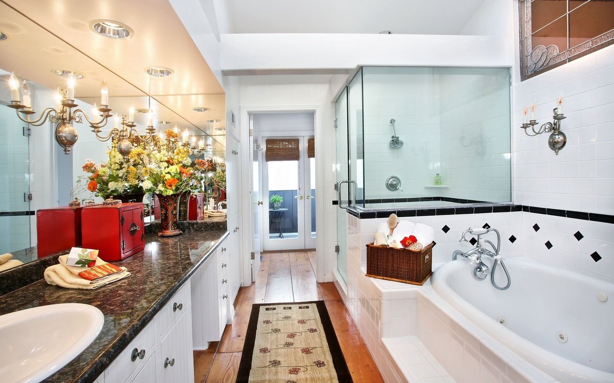 стиль ванной фото