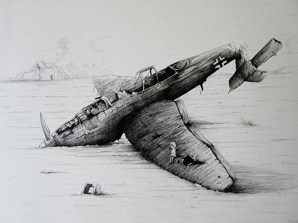 Картинки войны простым карандашом