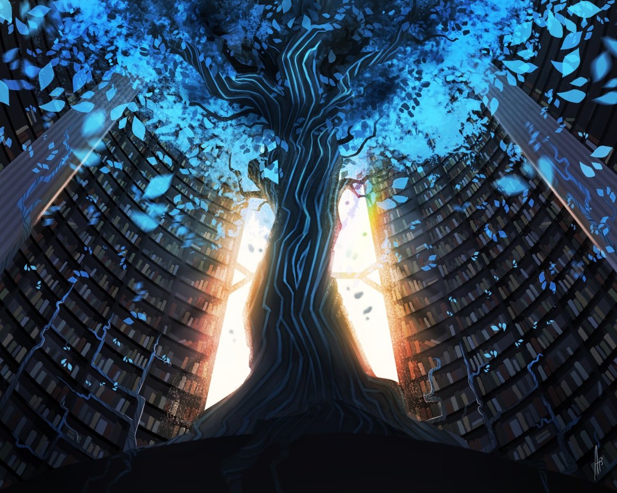 книжные деревья арт фото