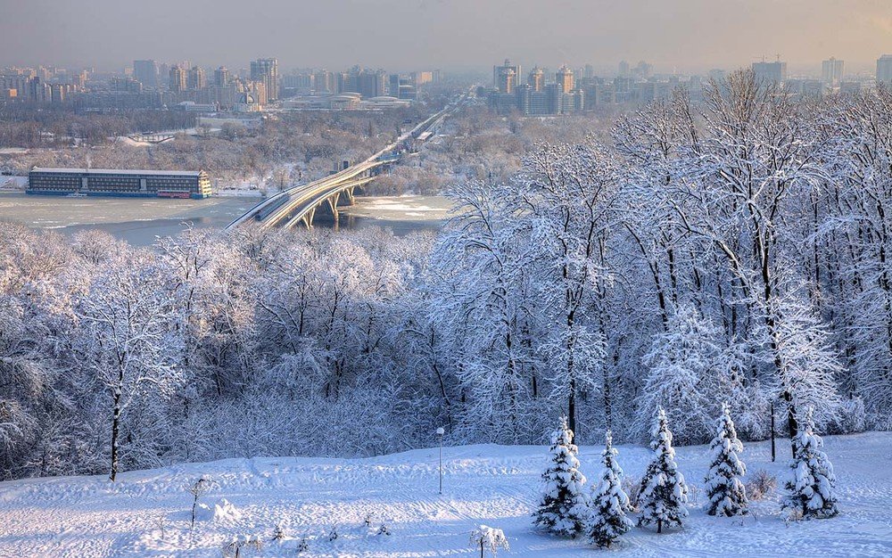 киев зима фото