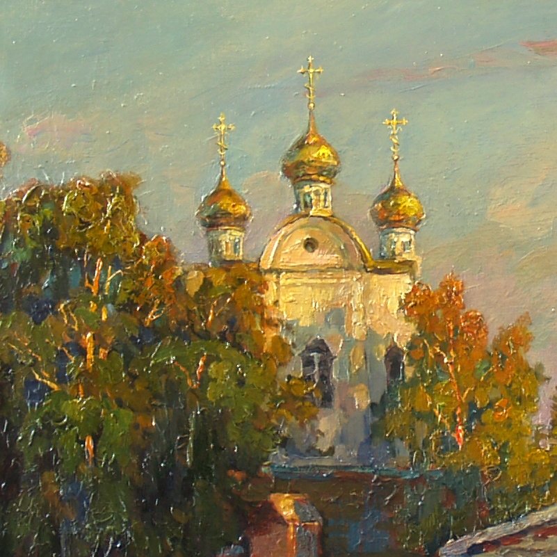 картины с храмом маслом фото